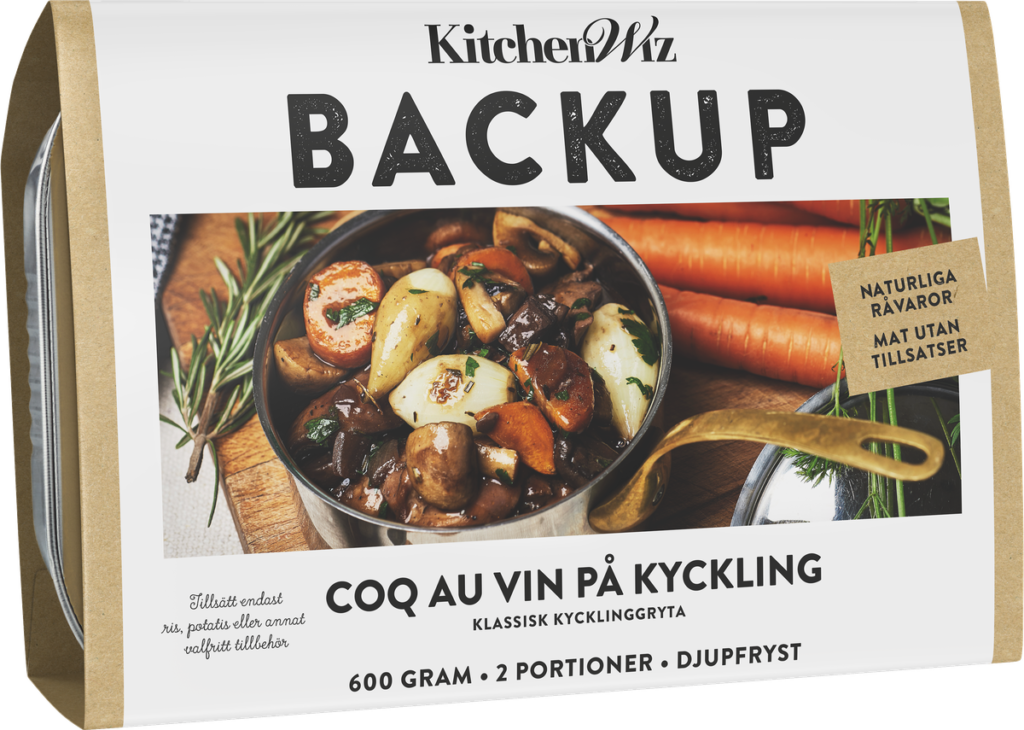 Coq au vin på kyckling