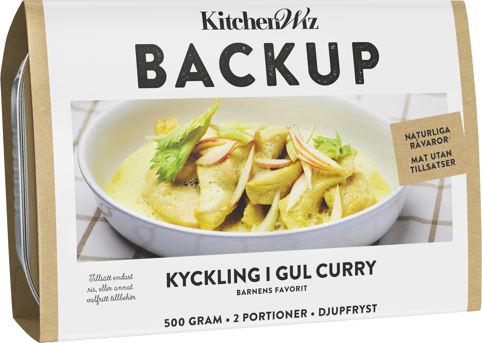 Kyckling i gul curry