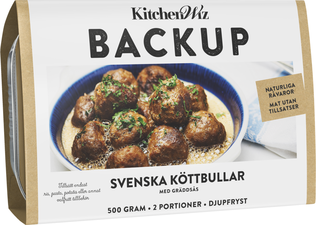 Svenska köttbullar med gräddsås